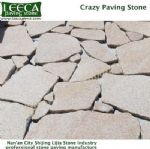Crazy paving flagstone yellow granite pavers florida