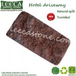 Brick red stone paver tile cheap paving stone