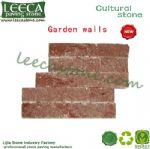 Red rose cultural stone garden wall decor