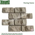 Interlocking top natural yellow granite paver