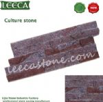 Porfido brick red stone cultural stone