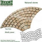 G682,outdoor stone mat,fan patterns