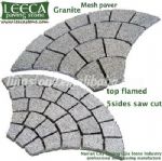 Mesh back cobble stones,fan pattern,paving mats