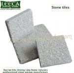 Milk white stone tiles patio paver stone outdoor block