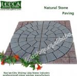 Natural stone paving garden stepping block