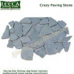 Orra dark grey granite gravel crazy paving stone