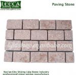 Oceanic Red paving stone split joint mesh block