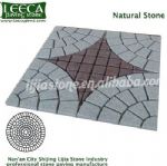 Centre Polaris lucky star pattern natural stone mat