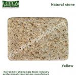 Yellow natural stone cube China sunset granite