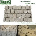 Yellow granite paving stone natural finish flagstone