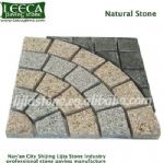 Granite cobblestone pavers plaza decor mats, Dammam paving