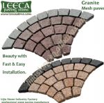 G654 G603 grey granite fan shape paver
