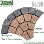 G654 G603 grey granite fan shape paver