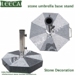 Stone umbrella base stand decoration stone