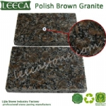 Polished brown granite dark emperador granite