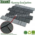 Running bond pattern stone cubes mesh