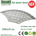 Big fan pattern mesh paving stone for landscaping