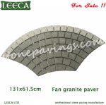 Fan pattern driveway stone mat driveway paving stone