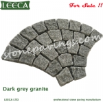 Granite cobblestone pavers mesh cobblestone pavers