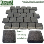 LEECA pavement black granite pavers mesh