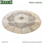 Paver granite pattern stones for garden walkways